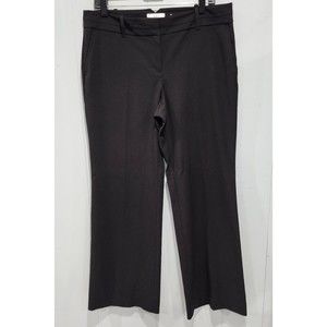 Ann Taylor Loft Pants Women Size 10 Black  Dress Slacks Stretch Trouser